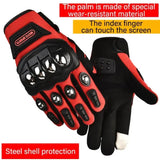 Stainless steel hard shell gloves Astoryshop