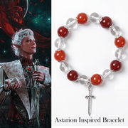 The Pale Elf-Astarion Inspired Gemstone Bracelet