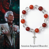The Pale Elf-Astarion Inspired Gemstone Bracelet
