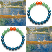 Boating on the Seine-Impressionist Gemstone Bracelet