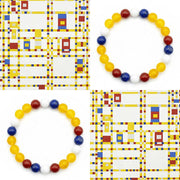Broadway Boogie-Modern Art Gemstone Bracelet