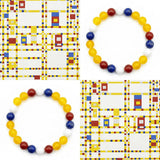 Broadway Boogie-Modern Art Gemstone Bracelet