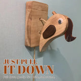 wooden woodpecker doorbell Astoryshop