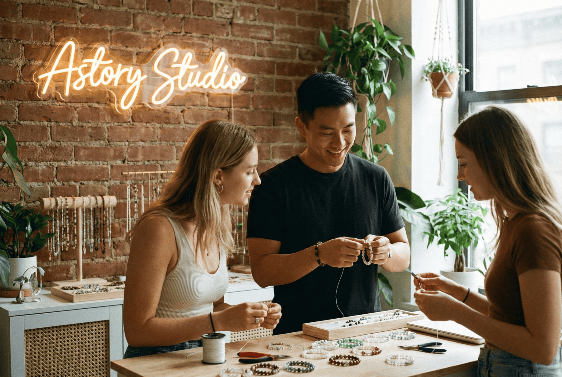 Started as a custom bracelet studio