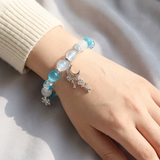 Dota 2 Crystal Maiden Bracelet – Natural Crystal & Moonstone Beads | Handmade Gamer Jewelry Gift ASTORYTOYS