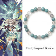 The Halovian Songstress-Robin Inspired Gemstone Bracelet