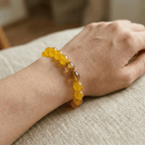 Yellow Agate & Brazilian Citrine Bracelet