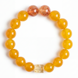 Yellow Agate & Brazilian Citrine Bracelet