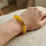 Yellow Agate & Brazilian Citrine Bracelet