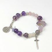 The God of Eternity-Raiden Shogun Inspired Gemstone Bracelet