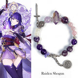 The God of Eternity-Raiden Shogun Inspired Gemstone Bracelet