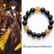 The Lord of Geo-Zhongli Inspired Gemstone Bracelet