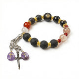 The Black Blade-Maliketh Inspired Gemstone Bracelet