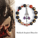 The Black Blade-Maliketh Inspired Gemstone Bracelet