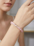 March 7th Bracelet – Honkai Star Rail Inspired Pink Cat’s Eye Gemstone Crystal Jewelry ASTORYTOYS