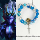 The Torment-Queen of Pain Inspired Gemstone Bracelet