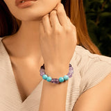 The Halovian Songstress-Robin Inspired Gemstone Bracelet
