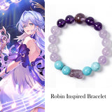 The Halovian Songstress-Robin Inspired Gemstone Bracelet