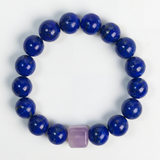 Lapis Lazuli & Amethyst  Bracelet
