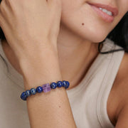 Lapis Lazuli &  Amethyst  Bracelet