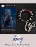Whisper from the Moon's Dark Side - A Shadowheart Inspired Bracelet