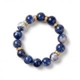 Midnight on the Rhône-Van Gogh Inspired Gemstone Bracelet