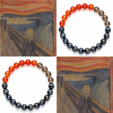 The Scream | Expressionist Gemstone Bracelet