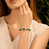 The Japanese Footbridge-Impressionist Gemstone Bracelet