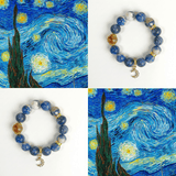 Van Gogh's Starry Night inspired bracelet