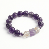 Dream Amethyst & Super Seven Healing Bracelet