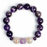 Dream Amethyst & Super Seven Healing Bracelet