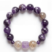 Dream Amethyst & Super Seven Bracelet