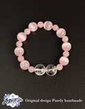 March 7th Bracelet – Honkai Star Rail Inspired Pink Cat’s Eye Gemstone Crystal Jewelry