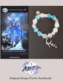 Dota 2 Crystal Maiden Bracelet – Natural Crystal & Moonstone Beads | Handmade Gamer Jewelry Gift ASTORYTOYS