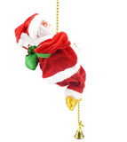 Santa Claus climbing rope music electric toy